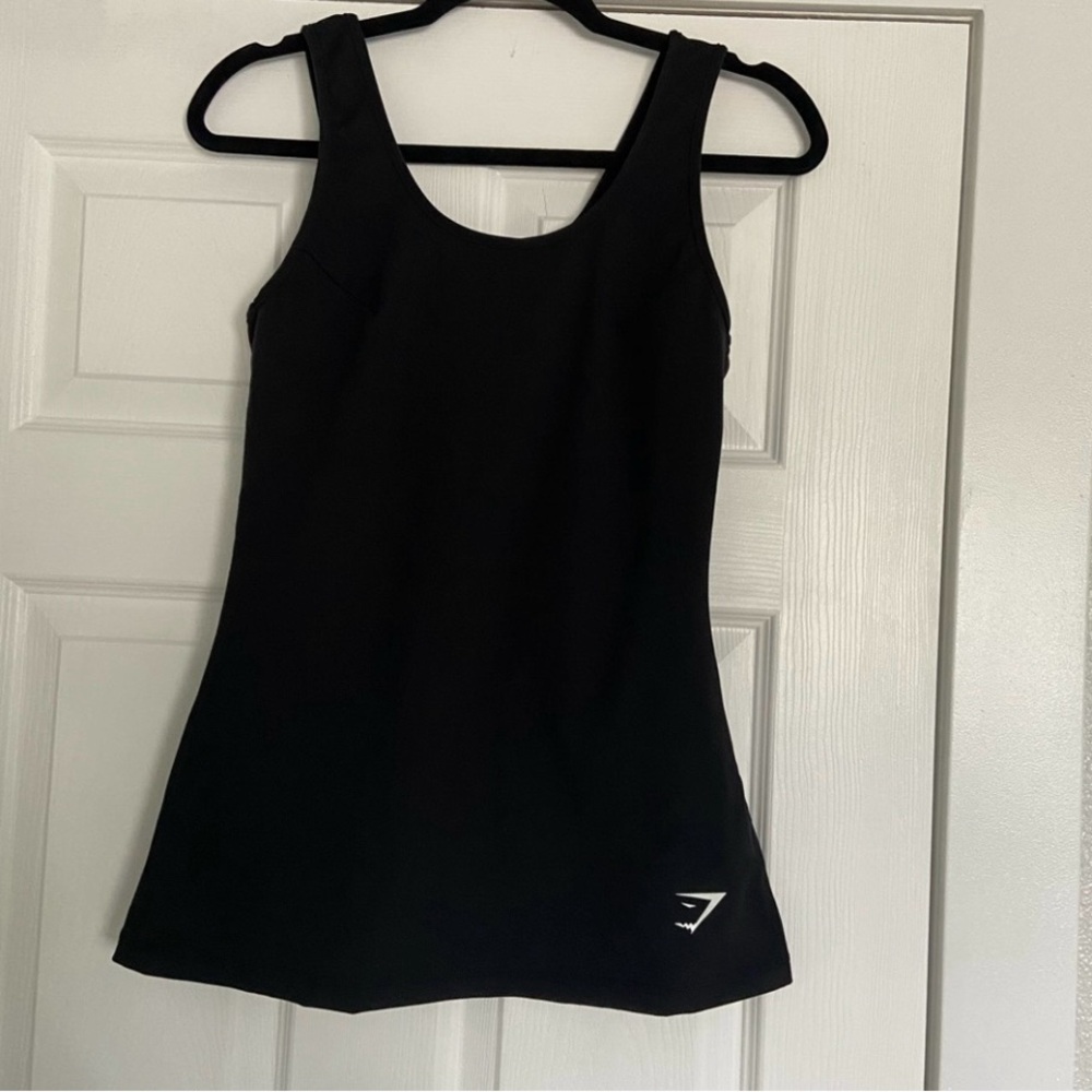 Gymshark Small Black Tank Top EUC